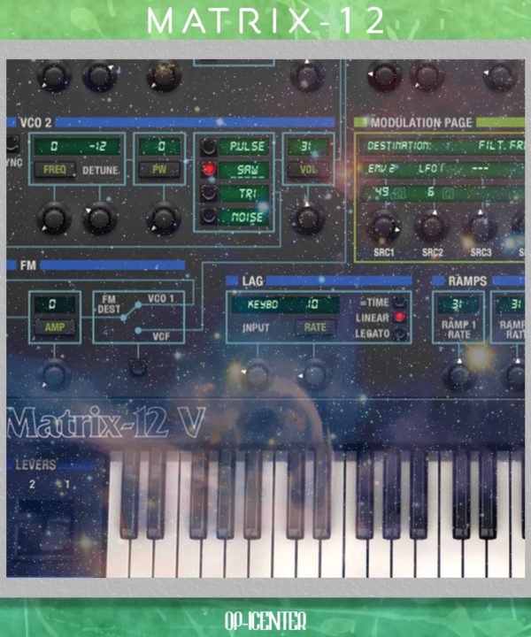 Matrix-12 OP-1 sample pack cover artwork