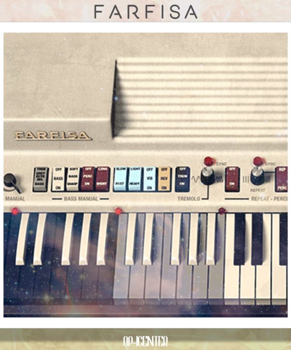 Farfisa OP-1 sample pack cover artwork