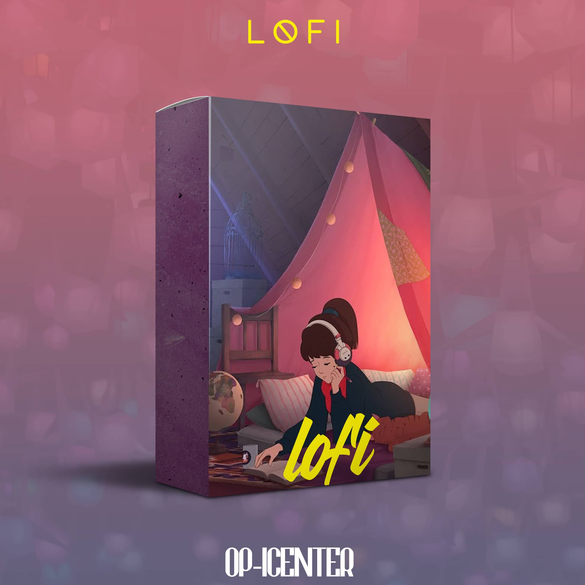 Lo-Fi OP-1 sample pack cover artwork
