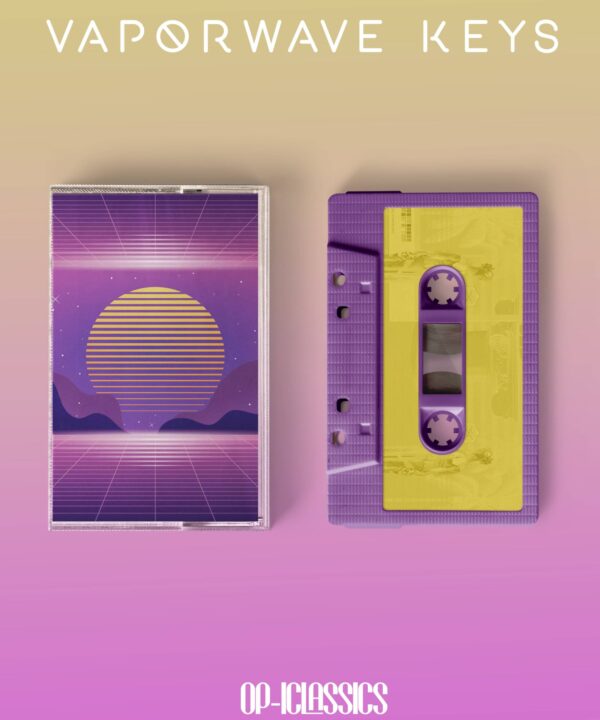 Vaporwave Keys OP-1 sample pack cover artwork