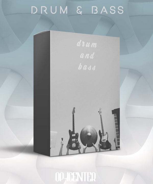 Drum & Bass OP-1 sample pack cover artwork