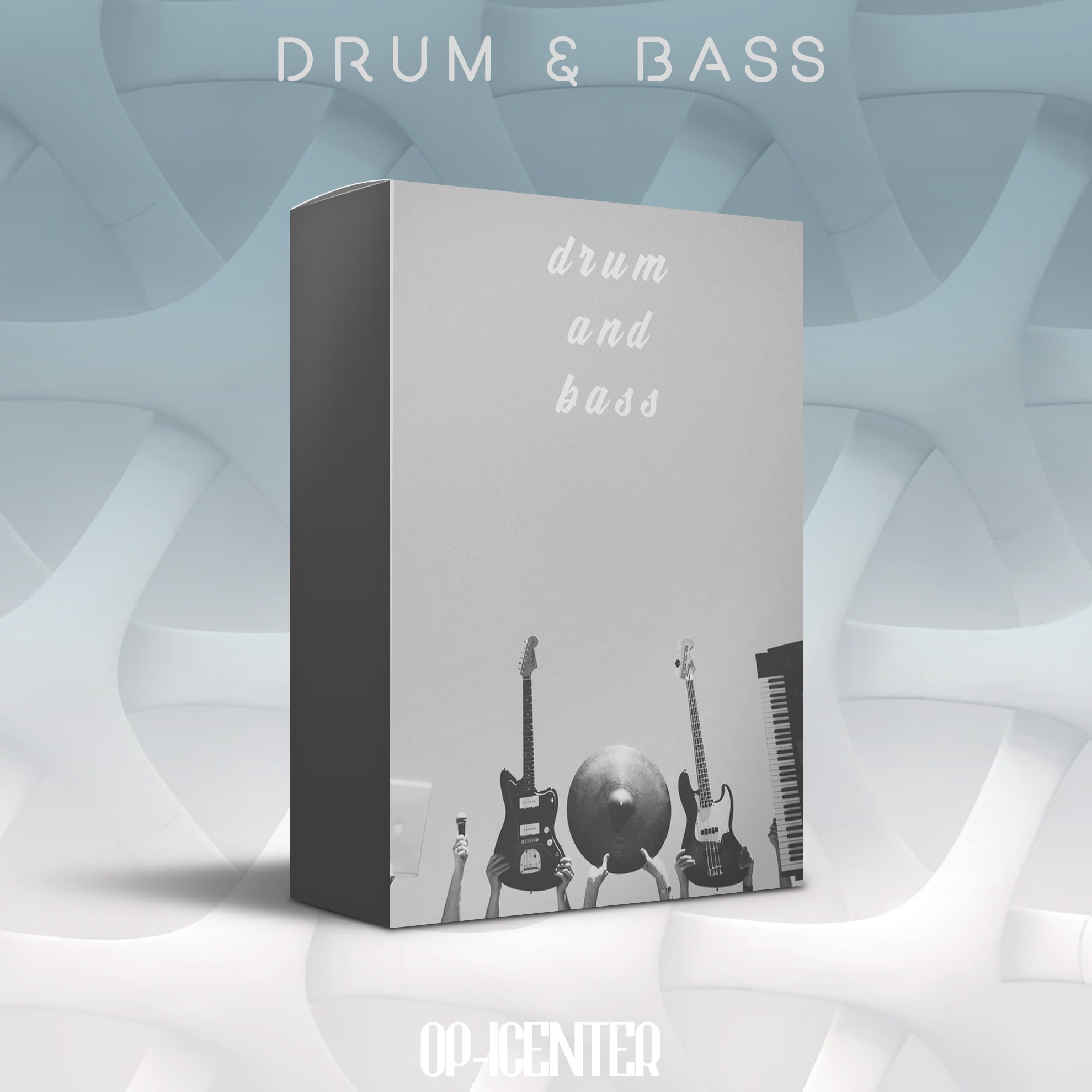 Drum & Bass OP-1 sample pack cover artwork