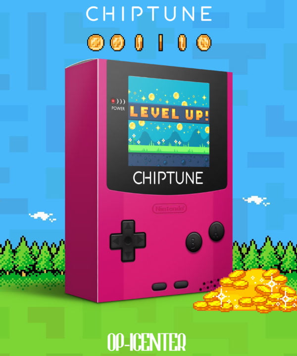 Chiptune OP-1 sample pack cover artwork