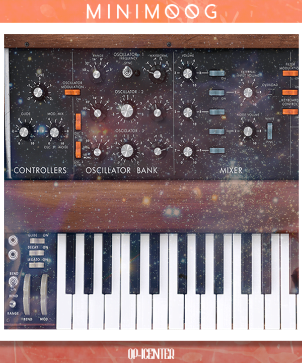 Minimoog OP-1 sample pack cover artwork