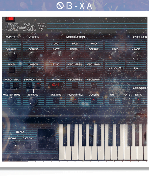 OB-Xa OP-1 sample pack cover artwork