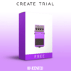 Create Trial OP-1 sample pack cover artwork