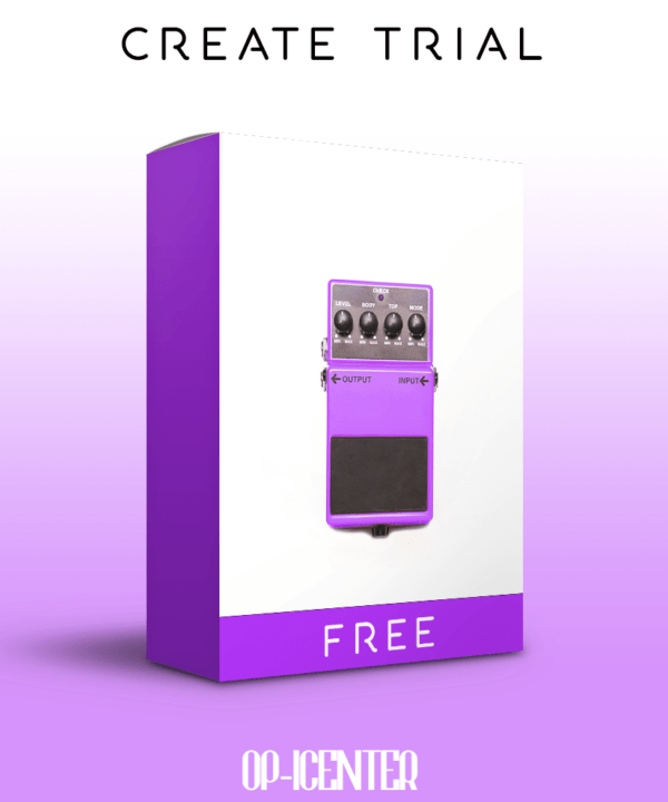 Create Trial OP-1 sample pack cover artwork