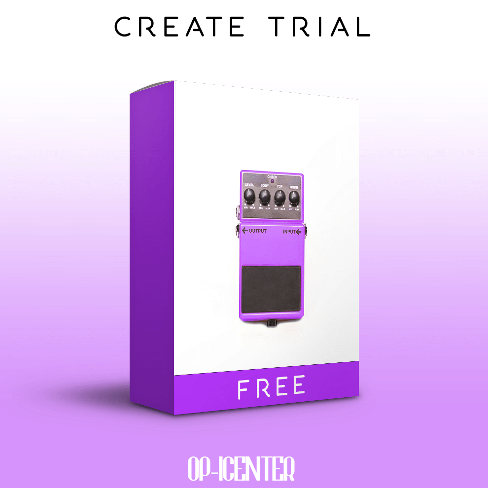 Create Trial OP-1 sample pack cover artwork