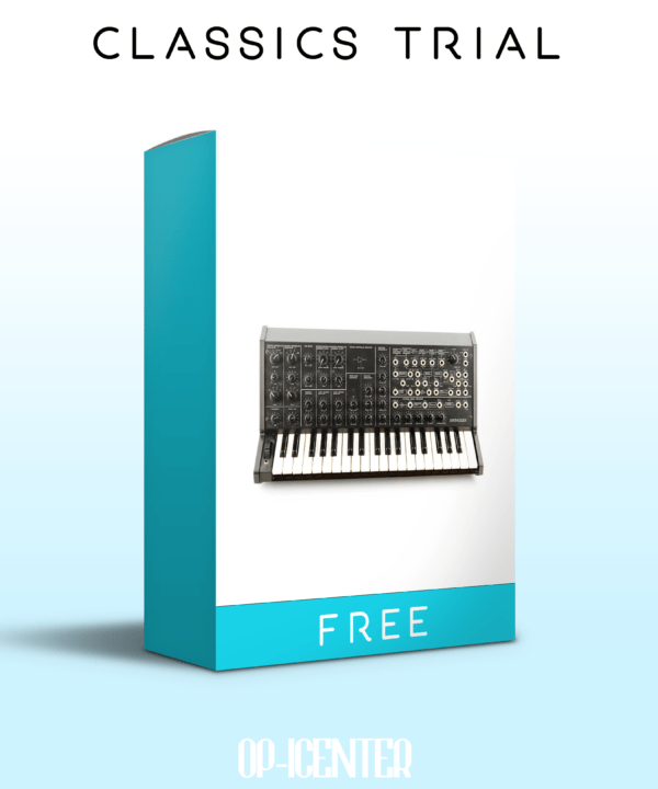Classics Trial OP-1 sample pack cover artwork
