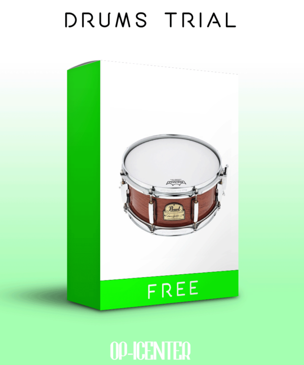 Drums Trial OP-1 sample pack cover artwork