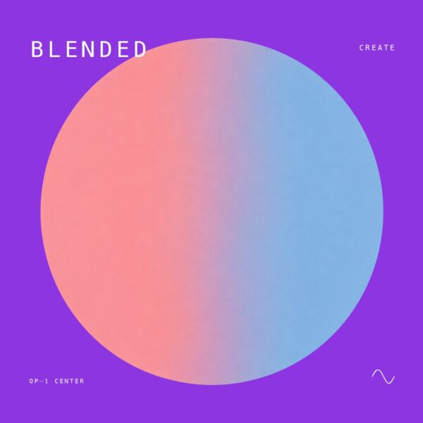 Blended sample pack cover art for the Teenage Engineering OP-1