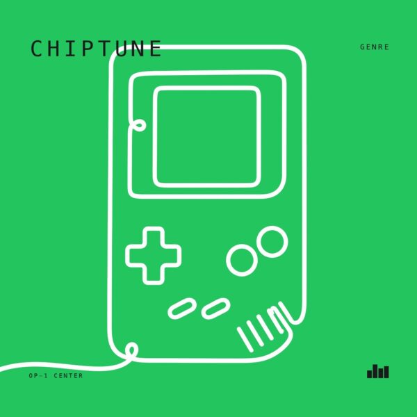 Chiptune sample pack cover art for the Teenage Engineering OP-1