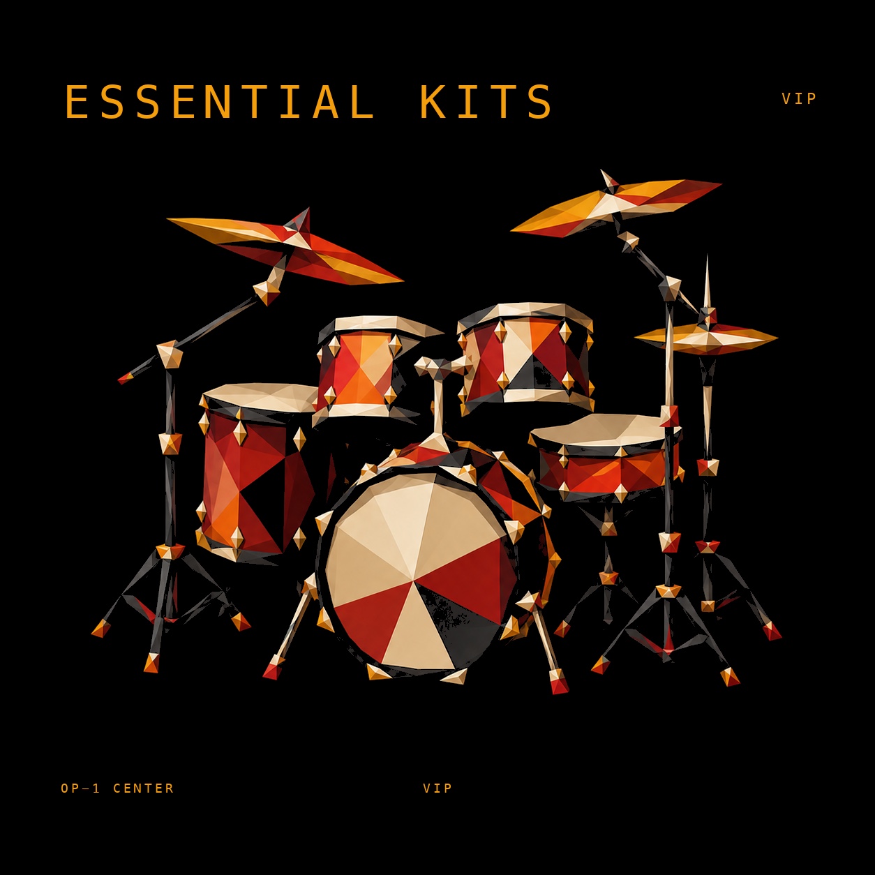 Essential Kits I sample pack cover art for the Teenage Engineering OP-1