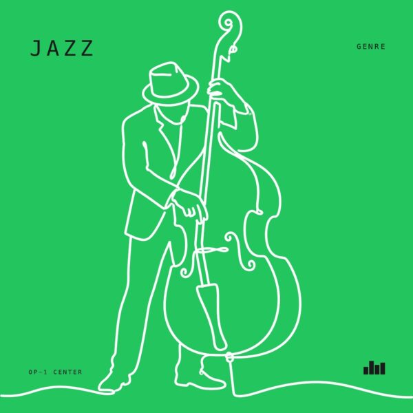 Jazz sample pack cover art for the Teenage Engineering OP-1