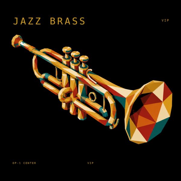 Jazz Brass sample pack cover art for the Teenage Engineering OP-1