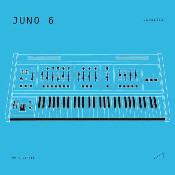 Juno-6 sample pack cover art for the Teenage Engineering OP-1
