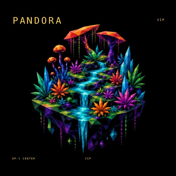 Pandora sample pack cover art for the Teenage Engineering OP-1
