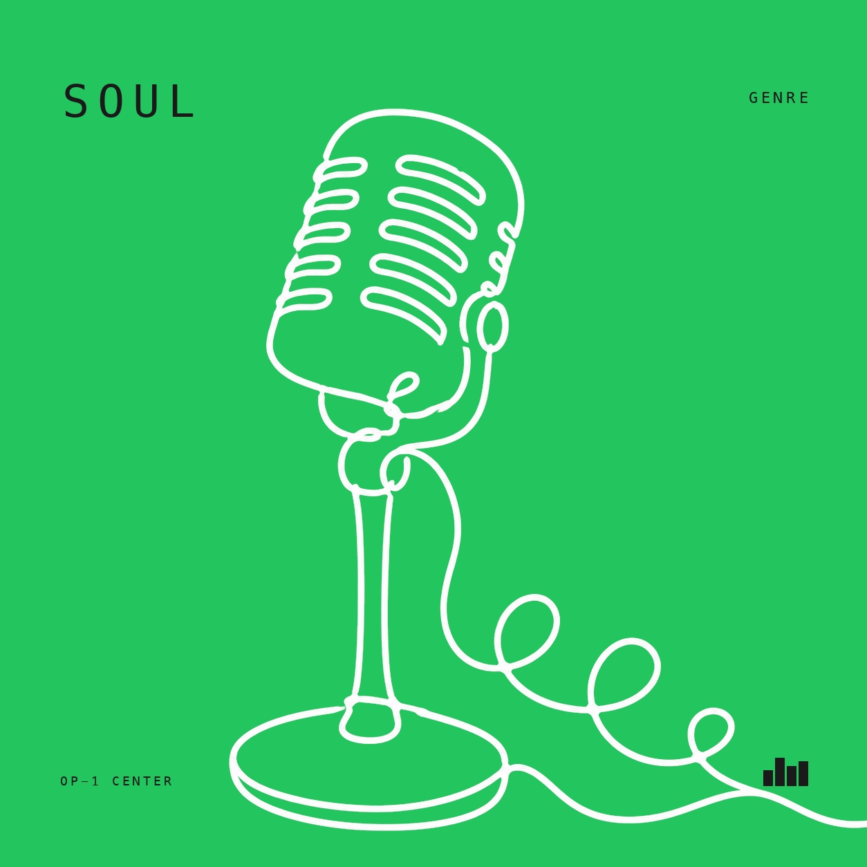 Soul sample pack cover art for the Teenage Engineering OP-1