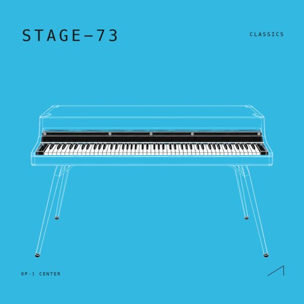 Stage-73 sample pack cover art for the Teenage Engineering OP-1