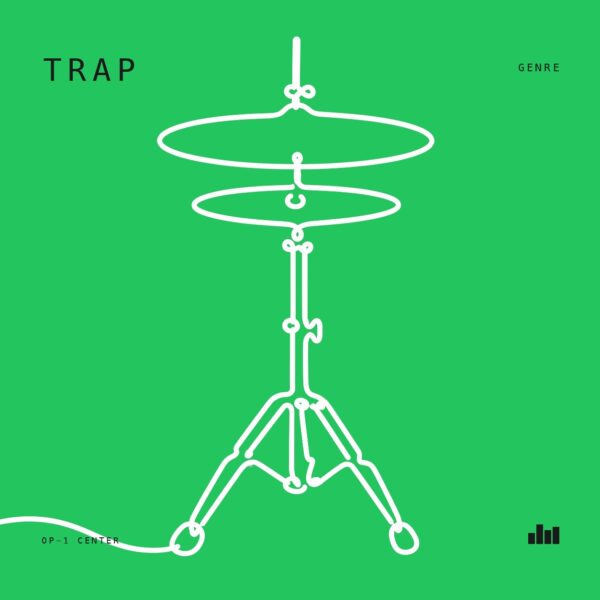 Trap sample pack cover art for the Teenage Engineering OP-1
