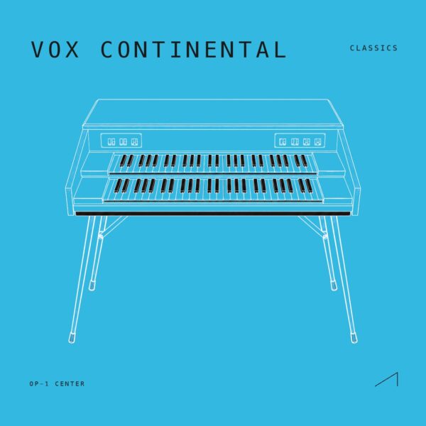Vox Continental sample pack cover art for the Teenage Engineering OP-1