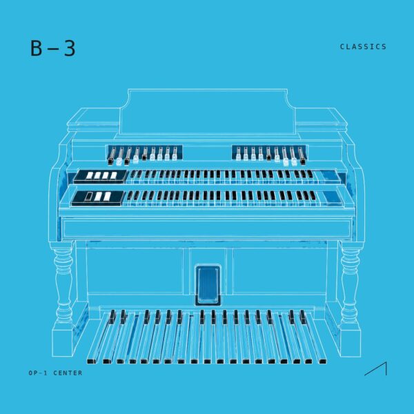 B-3 sample pack cover art for the Teenage Engineering OP-1